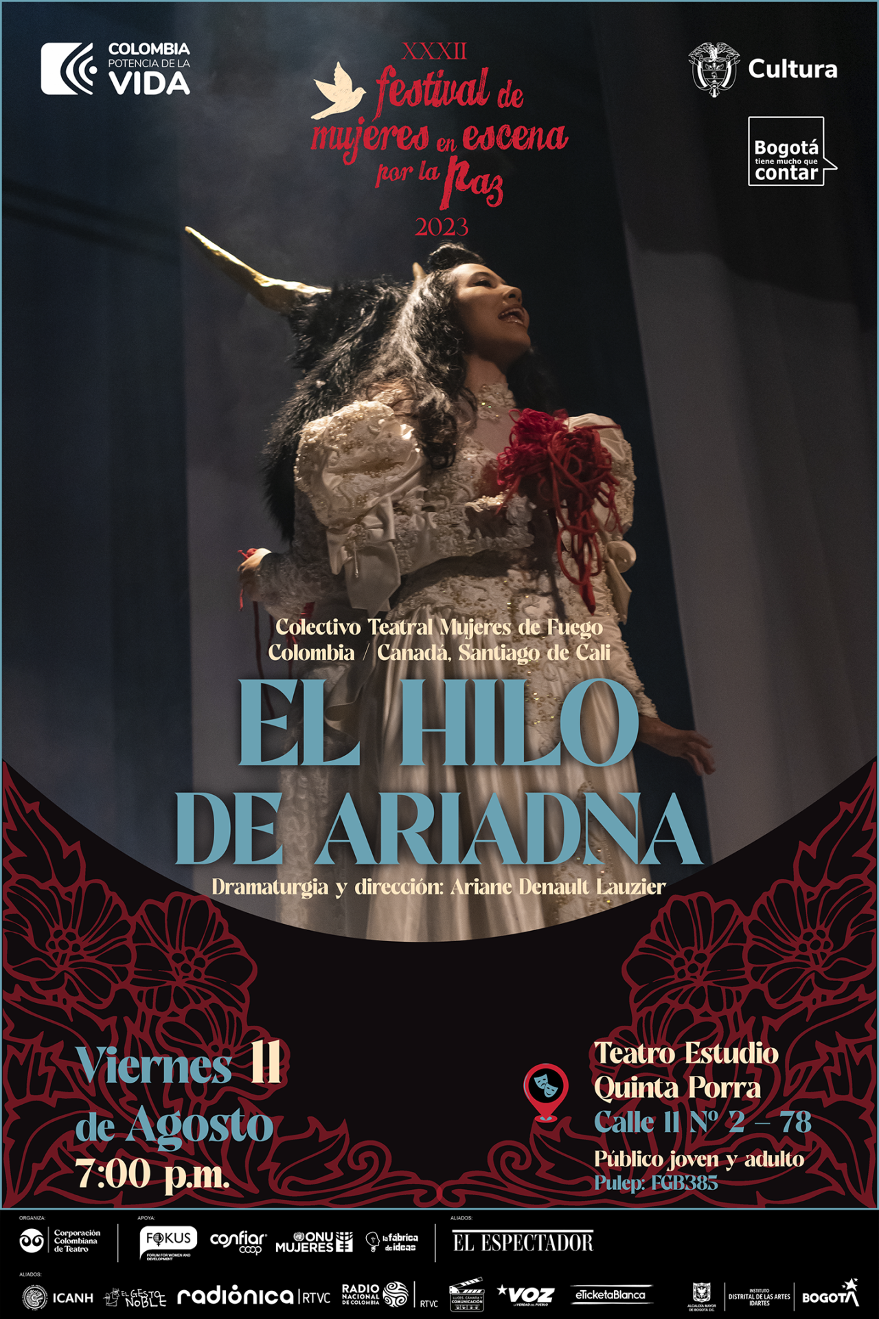 Afiche el hilo de ariadna br